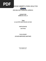 La Ley 65-00 Sobre Derecho de Autor