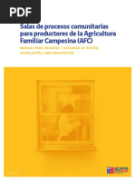 Manual para Salas Comunitarias de Procesos para Productores de La Agricultura Familiar Campesina AFC