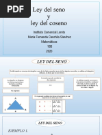 Explicacion de Ley Del Seno y Del Coseno