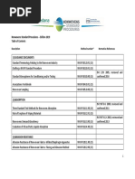 Nonwovens Standard Procedures - Edition 2019 Table of Contents