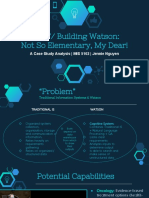 HBS // Building Watson: Not So Elementary, My Dear!: A Case Study Analysis - MIS 5102 - Jennie Nguyen