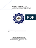 Buku Panduan Praktek Maternitas S1 Kep Tingkat 2 Tahun 2022