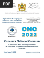 Concours National Commun: Notice 2022