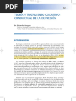 Terapia y Tto Cog Conductual de La Depresion. Keegan