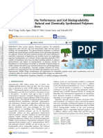 A Critical Review of The Performance and Soil Biodegradability Profiles of Biobased Natural and Chemically Synthesized Polymers in Industrial Applications