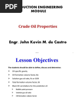 Properties of Crude Oil