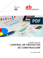 Control de Proyectos de Construcción: Curso Taller