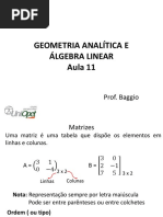 Aula 11 - Matrizes