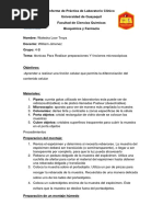 Informe de Práctica de Laboratorio Clínico 2