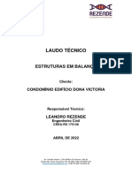 Rezende, LAUDO TÉCNICO MARQUISE CONDOMÍNIO DONA VICTORIA