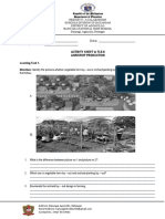 COT Activity Sheets of Learner