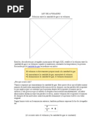 Ley de Avogadro