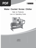 User Manual Screw Chiller Water Cooled