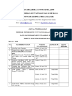 Jadwal Pembelajaran Dani Bulan Juni