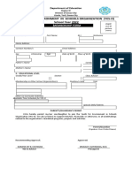 YES-O Membership Form