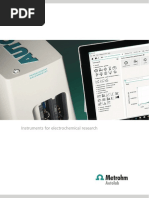 Instruments For Electrochemical Research