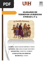 Glosario - Derecho Romano