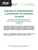 Manual de Cumplimentación de Solicitudes de Ayuda