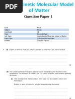 21.1-Simple Kinetic Molecular Model of Matter-Cie Igcse Physics Ext-Theory-Qp