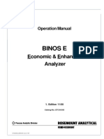 Manual Binos e Analyzer 1st Ed Rosemount en 69998