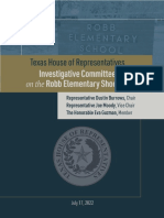 Robb Elementary Investigative Committee Report