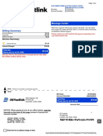 Billing Summary: Message Center