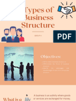 Types of Business Structure: Group 4