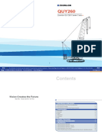 Zoomlion QUY260 Crawler Crane