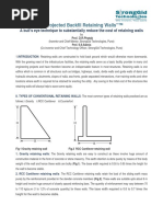 1.INTRODUCTION - Retaining Walls Are Constructed To Hold Back Ground Which Would Otherwise Move Downwards.