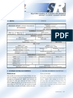 Relatório Sumário de Acidente Com Aeronave: Aviação Civil