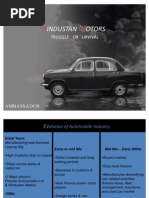 Hindustan Motors Survival