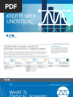 Keep Power Uncritical: Fundamentals of Critical Power