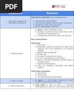 Questions Answers: Indo-Islamic Architecture Can Be Categorised Into