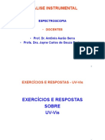 Exercicios UV Vis