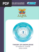 Theory of Knowledge - TOK Handbook 2022