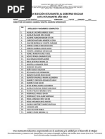 Lista de Estudiantes Sede