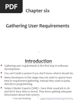 Chapter Six Gathering User Requirements