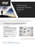 Contemporary Leadership Theories and Styles