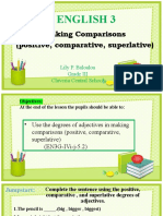 FINAL English 3 Quarter 4 Week 1 Making Comparison (Positive, Comparative and Superlative)