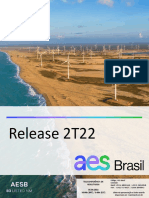 Press Release Do Resultado Da AES Brasil Do 2t22