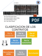 Clasificacion de Los Contratos