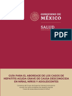 Guia para El Abordaje de Los Casos de Hepatitis Aguda Grave de Causa Desconocida en NNA