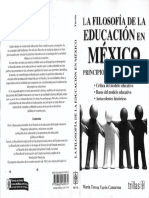 Yuren-T-La-Filosofia-de-La-Educacion-en-Mexico