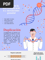 Microduplicacion y Mosaicismo