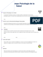 Línea Del Tiempo Psicología de La Salud - Timetoast Timelines