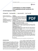 Effect of Static Knee Joint Flexion On Vastus Medialis Obliquus Fiber Angle in Patellofemoral Pain Syndrome - An Ultrasonographic Study