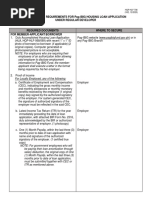 Checklist of Requirements For Pag-Ibig Housing Loan Application Under Regular Developer