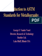 ASTM Standards For Metallography