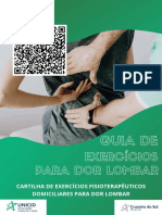 Cartilha de Exercícios Domiciliares-Dor Lombar