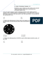 Skill: Verbal::Worksheet Number:14: A) R B) E C) P D) W